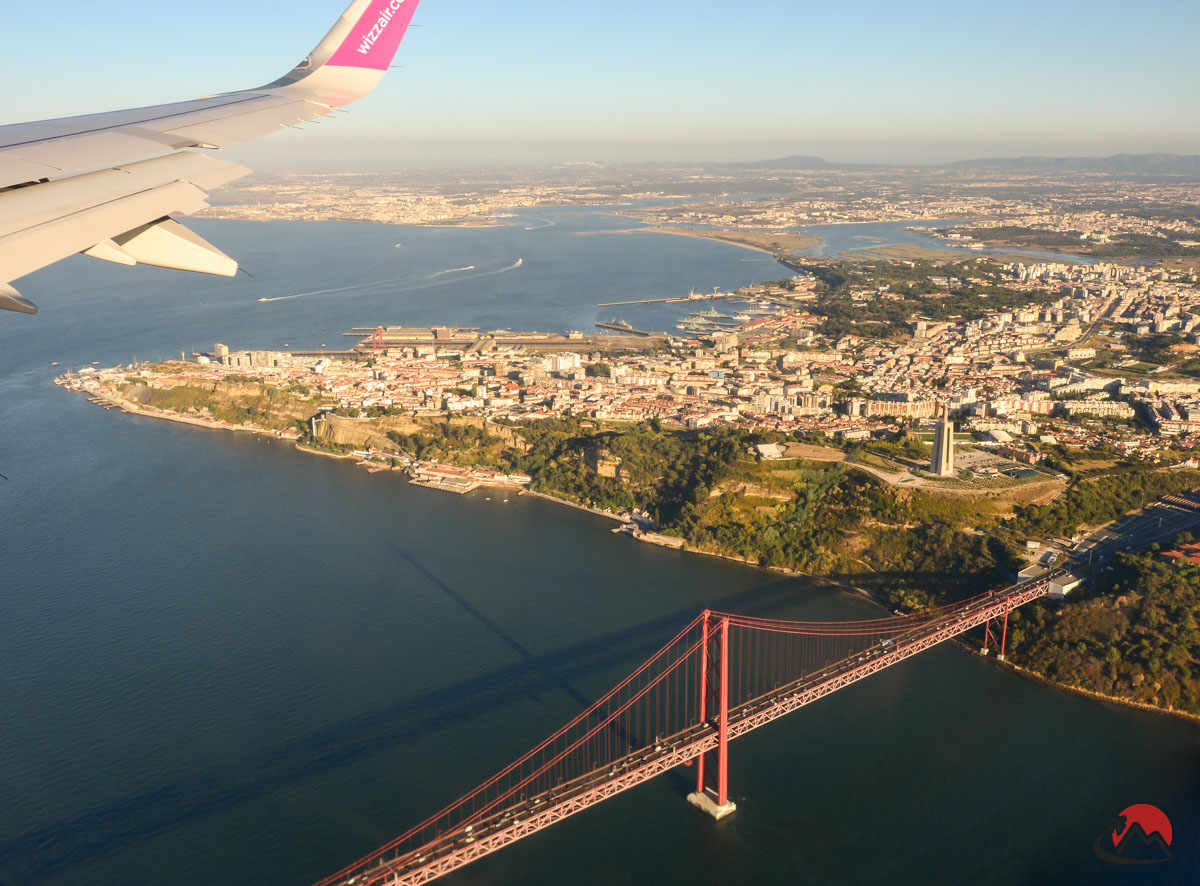 Lisbon from air,Portugal