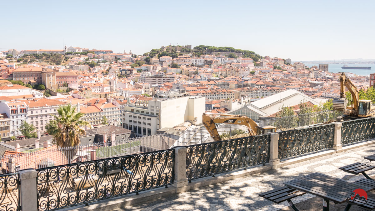 Miradouro de Sao Pedro de Alcantara,Lisbon,Portugal